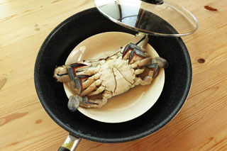 いちばんおいしい食べ方 ワタリガニの蒸し蟹